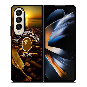 BATHING APE SUNSET Samsung Galaxy Z Fold 4 Case Cover