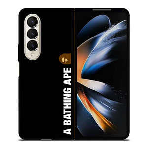 BATHING APE TAG LOGO Samsung Galaxy Z Fold 4 Case Cover