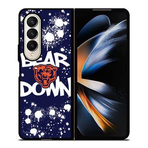 BEAR DOWN CHICAGO BEARS 2 Samsung Galaxy Z Fold 4 Case Cover BEAR DOWN CHICAGO BEARS 2 Samsung Galaxy Z Fold 4 Case Cover
