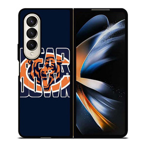 BEAR DOWN CHICAGO BEARS Samsung Galaxy Z Fold 4 Case Cover BEAR DOWN CHICAGO BEARS Samsung Galaxy Z Fold 4 Case Cover