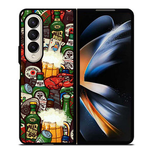 BEER BOTTLE CARTOON Samsung Galaxy Z Fold 4 Case Cover BEER BOTTLE CARTOON Samsung Galaxy Z Fold 4 Case Cover