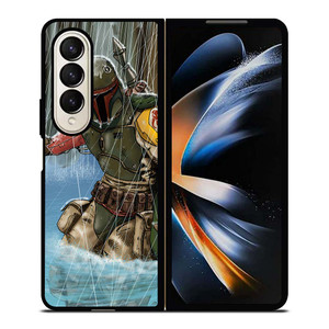 BOBA FETT STAR WARS CARTOON Samsung Galaxy Z Fold 4 Case Cover