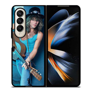 BON JOVI JON AND GUITAR Samsung Galaxy Z Fold 4 Case Cover BON JOVI JON AND GUITAR Samsung Galaxy Z Fold 4 Case Cover