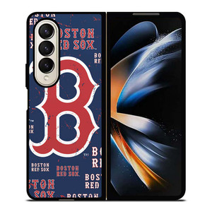 BOSTON RED SOX LOGO COLLAGE Samsung Galaxy Z Fold 4 Case Cover BOSTON RED SOX LOGO COLLAGE Samsung Galaxy Z Fold 4 Case Cover