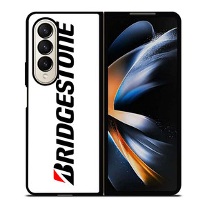 BRIDGESTONE TIRE LOGO WHITE Samsung Galaxy Z Fold 4 Case Cover BRIDGESTONE TIRE LOGO WHITE Samsung Galaxy Z Fold 4 Case Cover