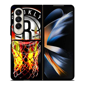 BROOKLYN NETS BASKETBALL RING Samsung Galaxy Z Fold 4 Case Cover