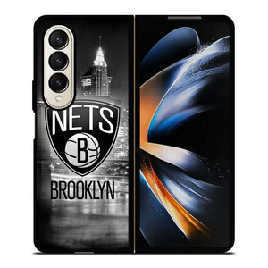 BROOKLYN NETS SYMBOL Samsung Galaxy Z Fold 4 Case Cover BROOKLYN NETS SYMBOL Samsung Galaxy Z Fold 4 Case Cover
