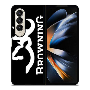 BROWNING ARMS LANDSCAPE LOGO Samsung Galaxy Z Fold 4 Case Cover BROWNING ARMS LANDSCAPE LOGO Samsung Galaxy Z Fold 4 Case Cover