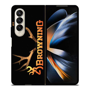 BROWNING ARMS LOGO Samsung Galaxy Z Fold 4 Case Cover BROWNING ARMS LOGO Samsung Galaxy Z Fold 4 Case Cover