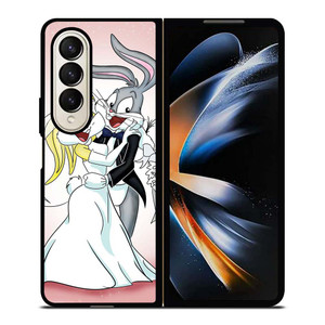 BUGS BUNNY AND LOLA MARRIED Samsung Galaxy Z Fold 4 Case Cover BUGS BUNNY AND LOLA MARRIED Samsung Galaxy Z Fold 4 Case Cover