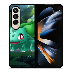 BULBASAUR POKEMON CARTOON 2 Samsung Galaxy Z Fold 4 Case Cover BULBASAUR POKEMON CARTOON 2 Samsung Galaxy Z Fold 4 Case Cover