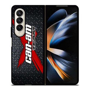 CAN AM X TEAM METAL LOGO Samsung Galaxy Z Fold 4 Case Cover CAN AM X TEAM METAL LOGO Samsung Galaxy Z Fold 4 Case Cover