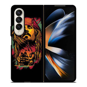CAPTAIN JACK PIRATES OF THE CARIBBEAN ART Samsung Galaxy Z Fold 4 Case Cover CAPTAIN JACK PIRATES OF THE CARIBBEAN ART Samsung Galaxy Z Fold 4 Case Cover