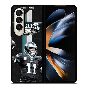 CARSON 11 WENTZ PHILADELPHIA EAGLES Samsung Galaxy Z Fold 4 Case Cover