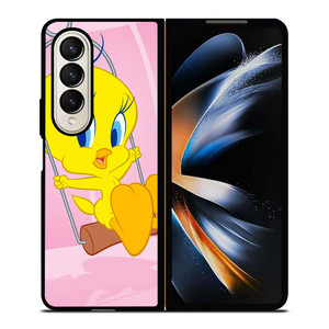 CARTOON TWEETY BIRD Looney Tunes Samsung Galaxy Z Fold 4 Case Cover