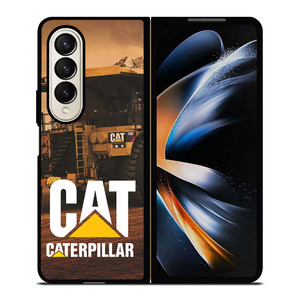 CATERPILLAR CAR DUMP TRUCK Samsung Galaxy Z Fold 4 Case Cover CATERPILLAR CAR DUMP TRUCK Samsung Galaxy Z Fold 4 Case Cover