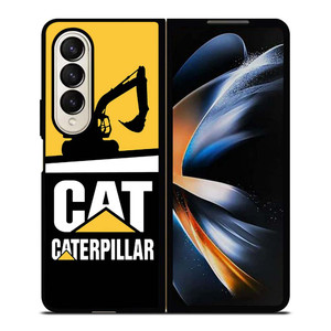 CATERPILLAR EXCAVATOR CLIPART Samsung Galaxy Z Fold 4 Case Cover
