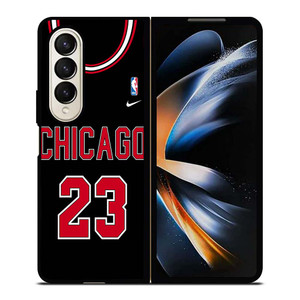 CHICAGO BULLS MICHAEL JORDAN JERSEY Samsung Galaxy Z Fold 4 Case Cover CHICAGO BULLS MICHAEL JORDAN JERSEY Samsung Galaxy Z Fold 4 Case Cover