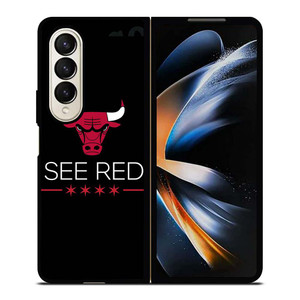 CHICAGO BULLS SYMBOL Samsung Galaxy Z Fold 4 Case Cover