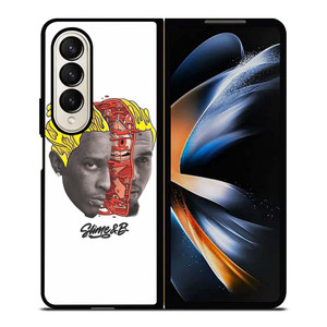 CHRIS BROWN YOUNG THUG SLIME & B Samsung Galaxy Z Fold 4 Case Cover CHRIS BROWN YOUNG THUG SLIME & B Samsung Galaxy Z Fold 4 Case Cover