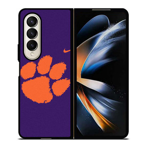 CLEMSON TIGERS SYMBOL NIKE Samsung Galaxy Z Fold 4 Case Cover CLEMSON TIGERS SYMBOL NIKE Samsung Galaxy Z Fold 4 Case Cover