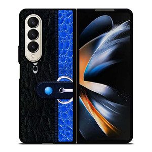 COACH BAG BLUE Samsung Galaxy Z Fold 4 Case Cover