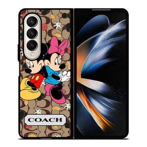 COACH MICKEY MINNIE MOUSE LOVE Samsung Galaxy Z Fold 4 Case Cover COACH MICKEY MINNIE MOUSE LOVE Samsung Galaxy Z Fold 4 Case Cover