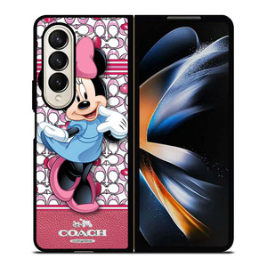 COACH MINNIE MOUSE PINK PATTERN Samsung Galaxy Z Fold 4 Case Cover COACH MINNIE MOUSE PINK PATTERN Samsung Galaxy Z Fold 4 Case Cover