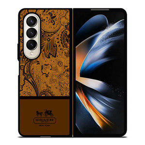 COACH NEW YORK BATIK Samsung Galaxy Z Fold 4 Case Cover