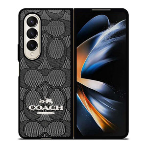 COACH NEW YORK CHARLIE SIGNATURE Samsung Galaxy Z Fold 4 Case Cover