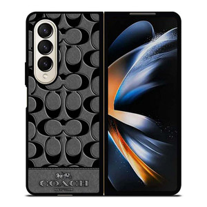COACH NEW YORK GREY Samsung Galaxy Z Fold 4 Case Cover