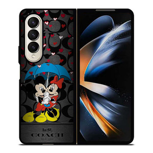 COACH NEW YORK MICKEY MINNIE MOUSE UMBRELLA Samsung Galaxy Z Fold 4 Case Cover COACH NEW YORK MICKEY MINNIE MOUSE UMBRELLA Samsung Galaxy Z Fold 4 Case Cover