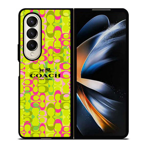 COACH NEW YORK NEW DESIGN Samsung Galaxy Z Fold 4 Case Cover COACH NEW YORK NEW DESIGN Samsung Galaxy Z Fold 4 Case Cover