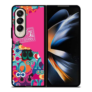 COACH NEW YORK POPPY COLOR FULL Samsung Galaxy Z Fold 4 Case Cover