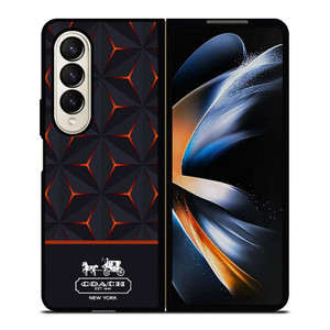 COACH NEW YORK PRISM Samsung Galaxy Z Fold 4 Case Cover