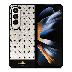 COACH NEW YORK STONE Samsung Galaxy Z Fold 4 Case Cover COACH NEW YORK STONE Samsung Galaxy Z Fold 4 Case Cover