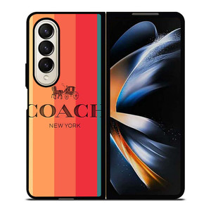 COACH NEW YORK STRIPES 2 Samsung Galaxy Z Fold 4 Case Cover COACH NEW YORK STRIPES 2 Samsung Galaxy Z Fold 4 Case Cover