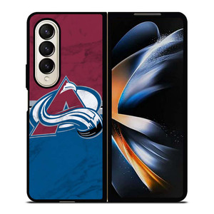 COLORADO AVALANCHE MARBEL Samsung Galaxy Z Fold 4 Case Cover