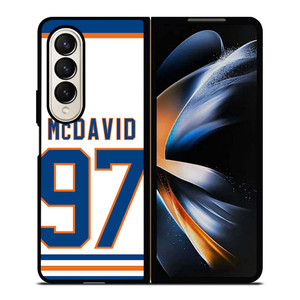 CONNOR MCDAVID EDMONTON OILERS KIT Samsung Galaxy Z Fold 4 Case Cover