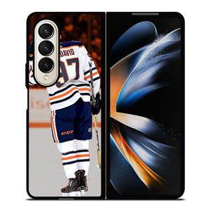 CONNOR MCDAVID EDMONTON OILERS NHL Samsung Galaxy Z Fold 4 Case Cover
