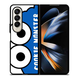 COOKIE MONSTER SESAME STREET CUTE Samsung Galaxy Z Fold 4 Case Cover COOKIE MONSTER SESAME STREET CUTE Samsung Galaxy Z Fold 4 Case Cover