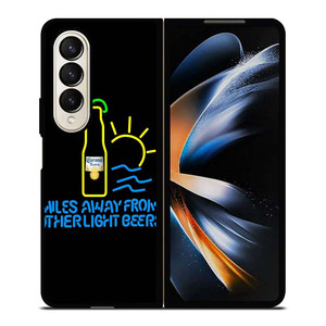 CORONA LIGHT BEER MILES AWAY Samsung Galaxy Z Fold 4 Case Cover CORONA LIGHT BEER MILES AWAY Samsung Galaxy Z Fold 4 Case Cover