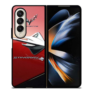 CORVETTE STINGRAY C7 EMBLEM Samsung Galaxy Z Fold 4 Case Cover