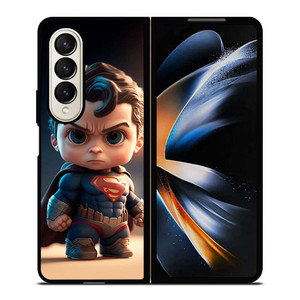 CUTE SUPERMAN DC HEROES Samsung Galaxy Z Fold 4 Case Cover CUTE SUPERMAN DC HEROES Samsung Galaxy Z Fold 4 Case Cover