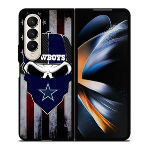 DALLAS COWBOYS SKULL LOGO Samsung Galaxy Z Fold 4 Case Cover DALLAS COWBOYS SKULL LOGO Samsung Galaxy Z Fold 4 Case Cover