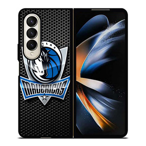 DALLAS MAVERICKS METAL LOGO Samsung Galaxy Z Fold 4 Case Cover
