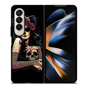 DAY OF THE DEAD ART Samsung Galaxy Z Fold 4 Case Cover DAY OF THE DEAD ART Samsung Galaxy Z Fold 4 Case Cover