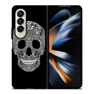 DAY OF THE DEAD SKULL Samsung Galaxy Z Fold 4 Case Cover DAY OF THE DEAD SKULL Samsung Galaxy Z Fold 4 Case Cover