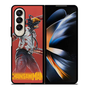 DENJI CHAINSAW MAN ANIME Samsung Galaxy Z Fold 4 Case Cover DENJI CHAINSAW MAN ANIME Samsung Galaxy Z Fold 4 Case Cover
