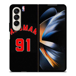 DENNIS RODMAN CHICAGO BULLS Samsung Galaxy Z Fold 4 Case Cover
